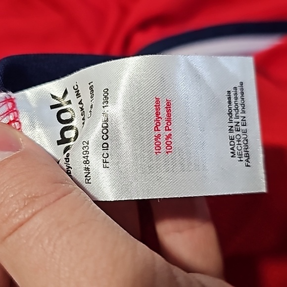 Reebok red and blue XXL jersey - Picture 6 of 6